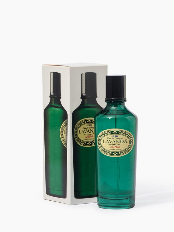 Ach. Brito - Água de Colónia Lavanda Frasco verde de Eau de Cologne Lavanda com caixa branca