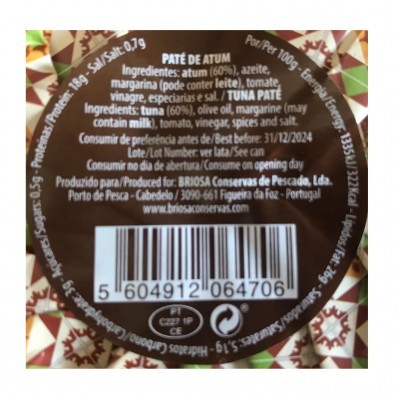 Briosa Gourmet - Paté de Atum