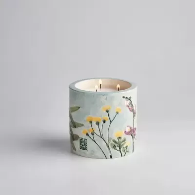Manulena - Vela perfumada em cerâmica de autor - Flora Manulena - Vela perfumada em cerâmica de autor - Flora