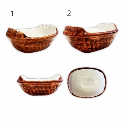 Fátima Costa - Canastra de Louça Pintada à Mão