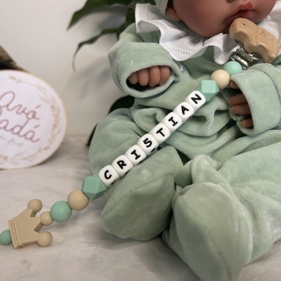 prende chucha silicone personalizável