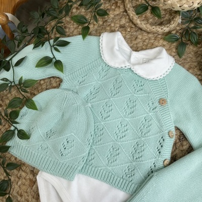 Conjunto verão camisola, calças e gorro