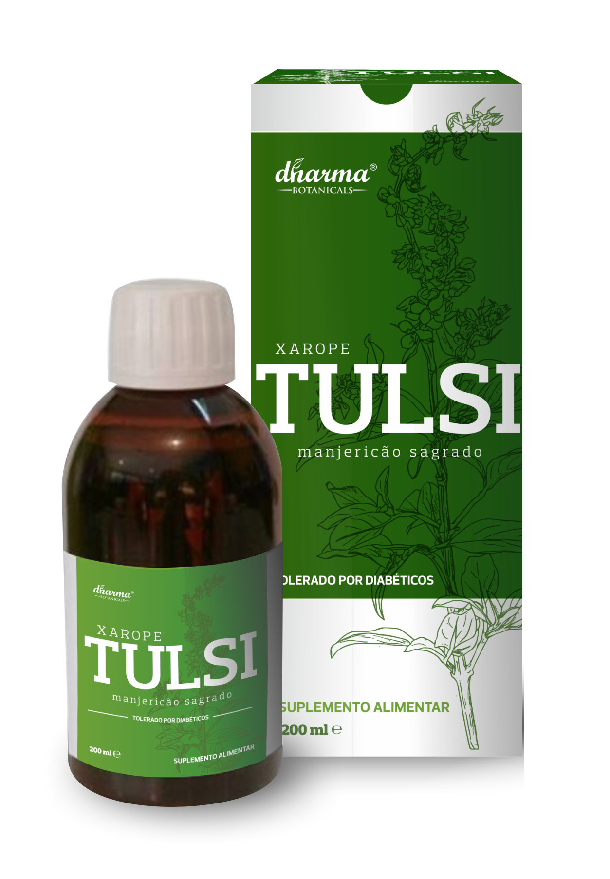 Tulsi xarope Dharma Botanicals®-200 ml