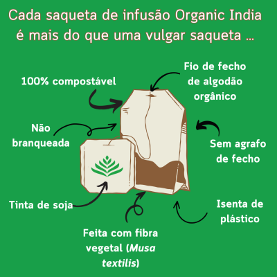 Infus&#x00E3;o&#x20;Bio&#x20;Tulsi&#x20;Turmeric&#x20;Ginger&#x20;-&#x20;25&#x20;Saquetas&#x20;Organic&#x20;India