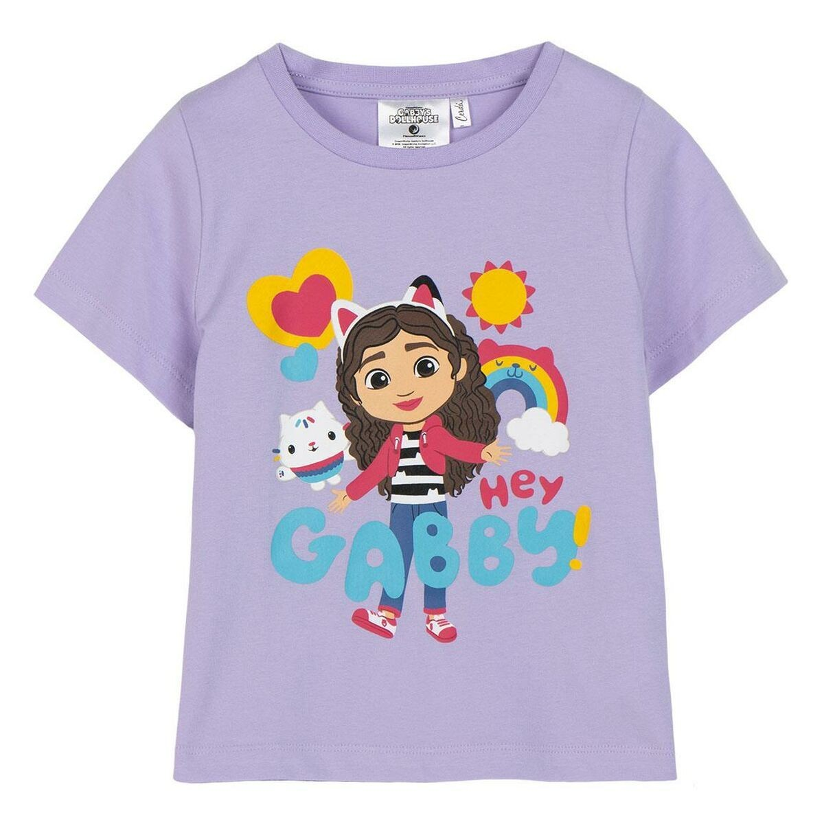 T-shirt Gabby's Dollhouse 2-6 anos