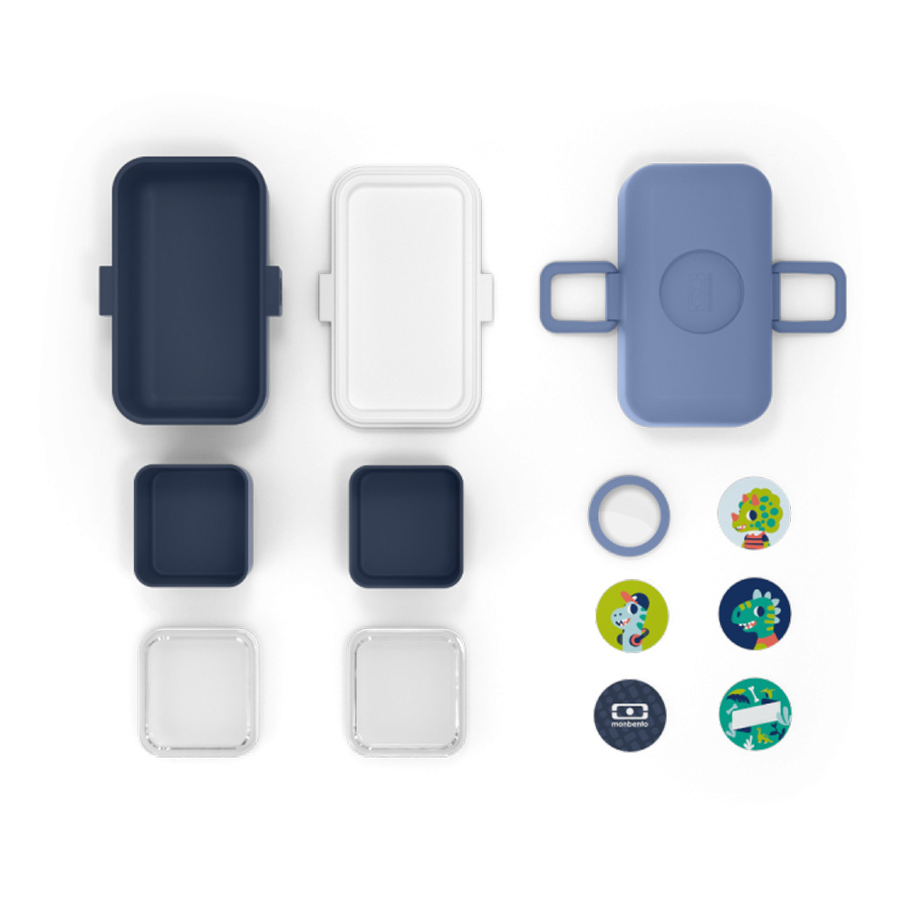 Lancheira infantil monbento 800ml Azul