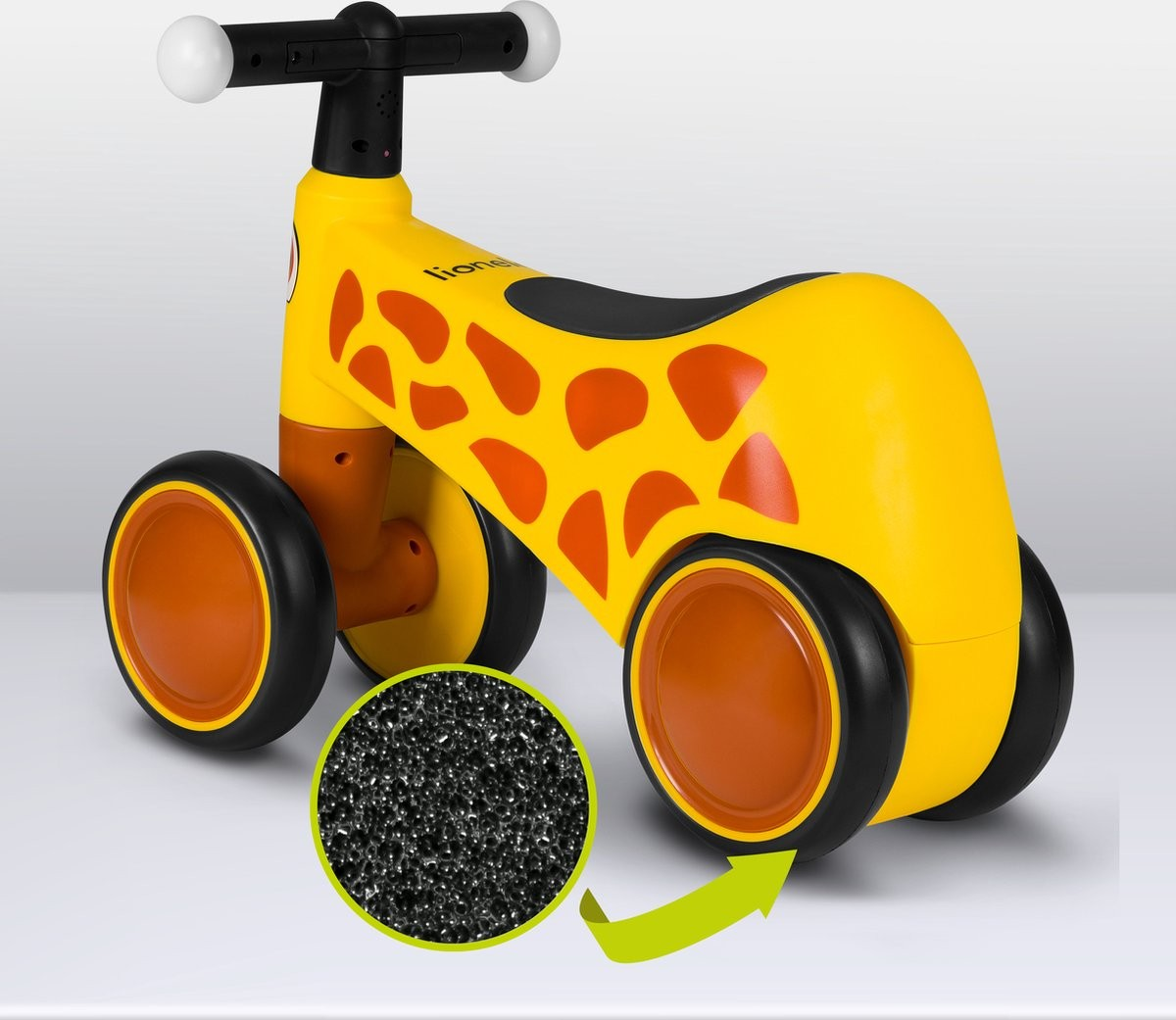 Triciclo sem pedais girafa Sammy