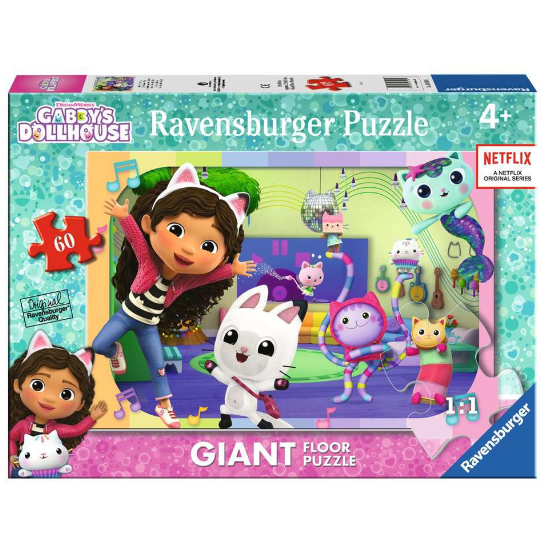 Puzzle Gigante Gabby's Dollhouse 60 peças