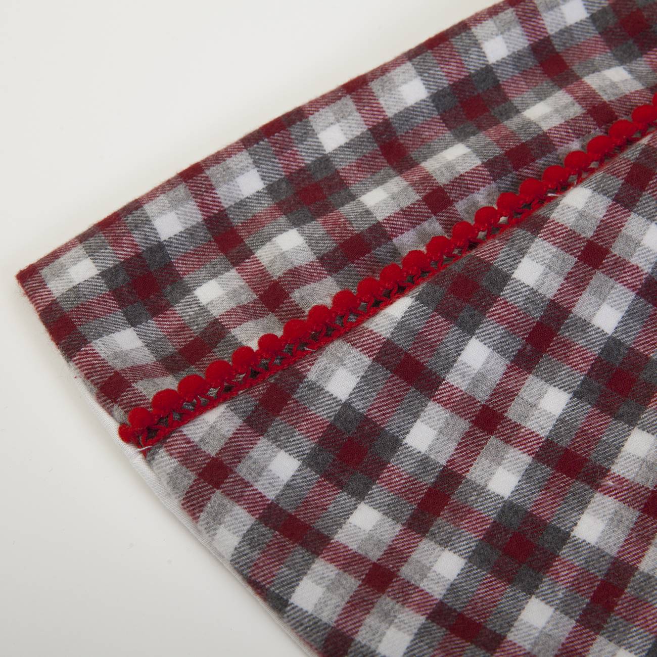 Conjunto vestido xadrez e body 3-24 meses