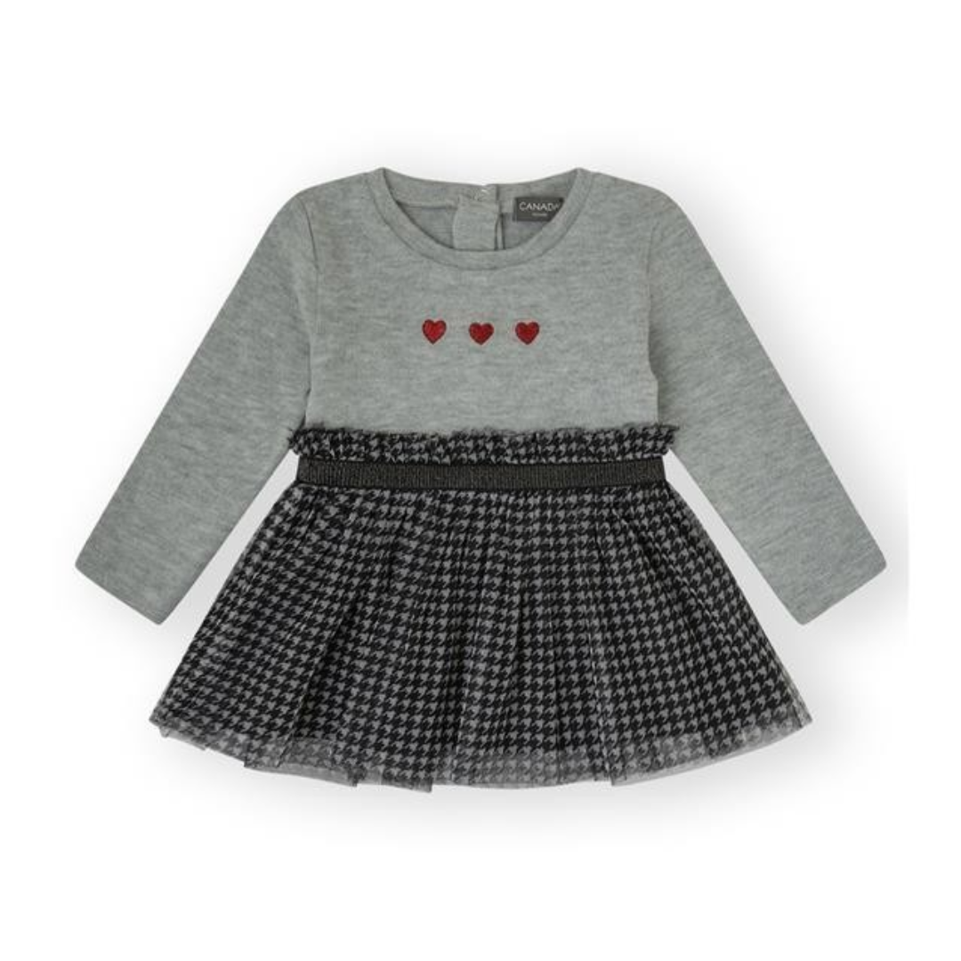 Vestido Hearts 6-36 meses