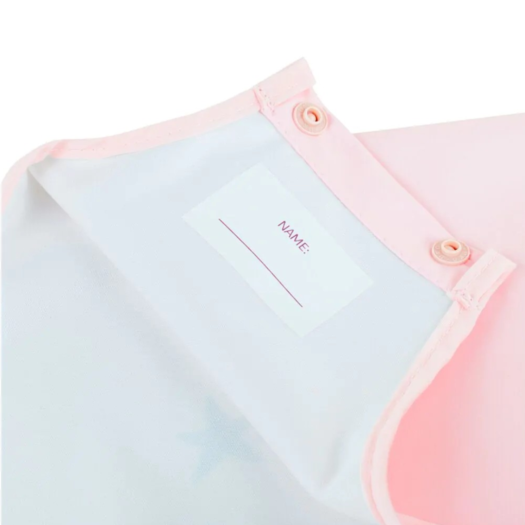 Babete impermeável com mangas Fantasia