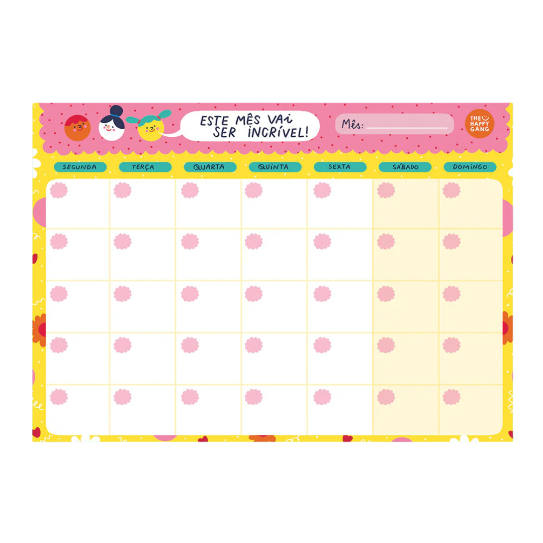 Planeador mensal magnético