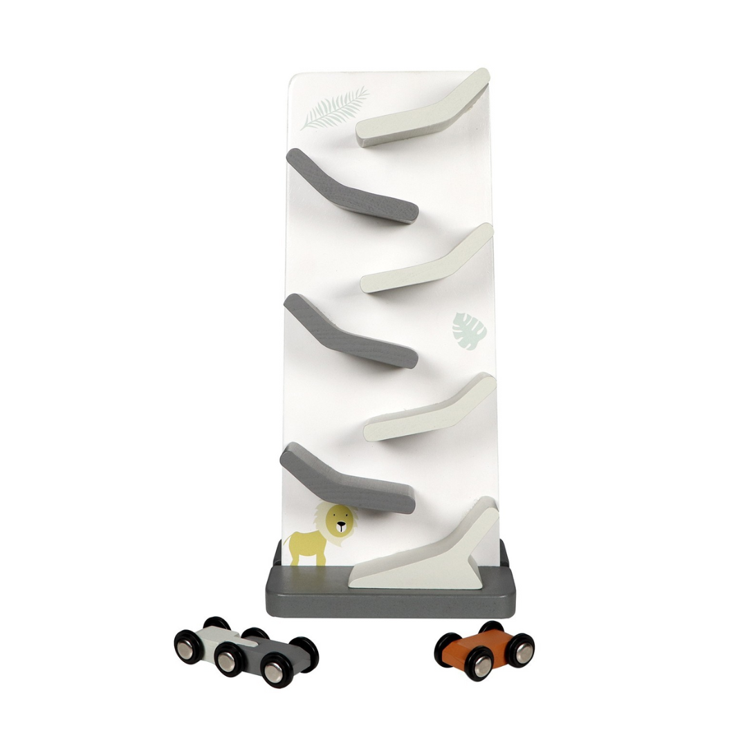 Pista de carros zigzag Race-track em madeira