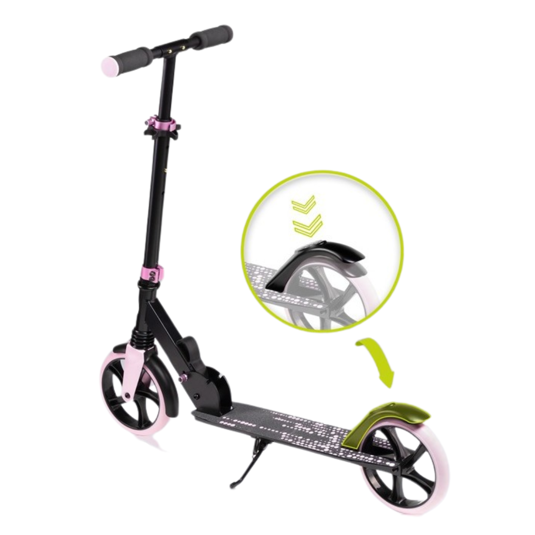 Trotinete 2 rodas Luca preto/rosa