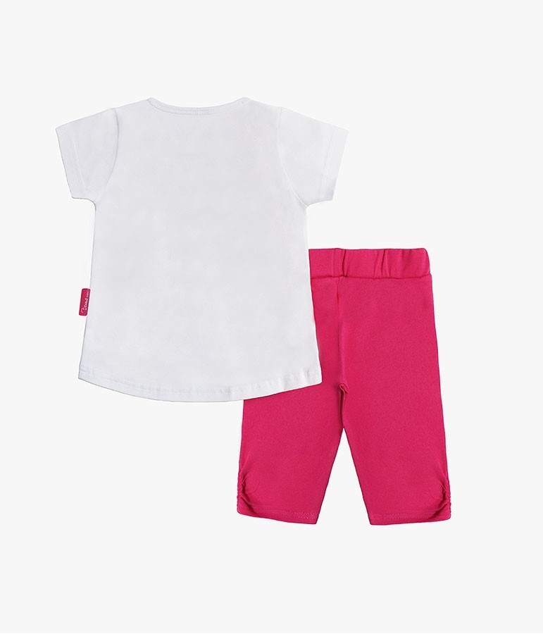 Conjunto t-shirt e legging Fancy Turtle  6 - 12 meses