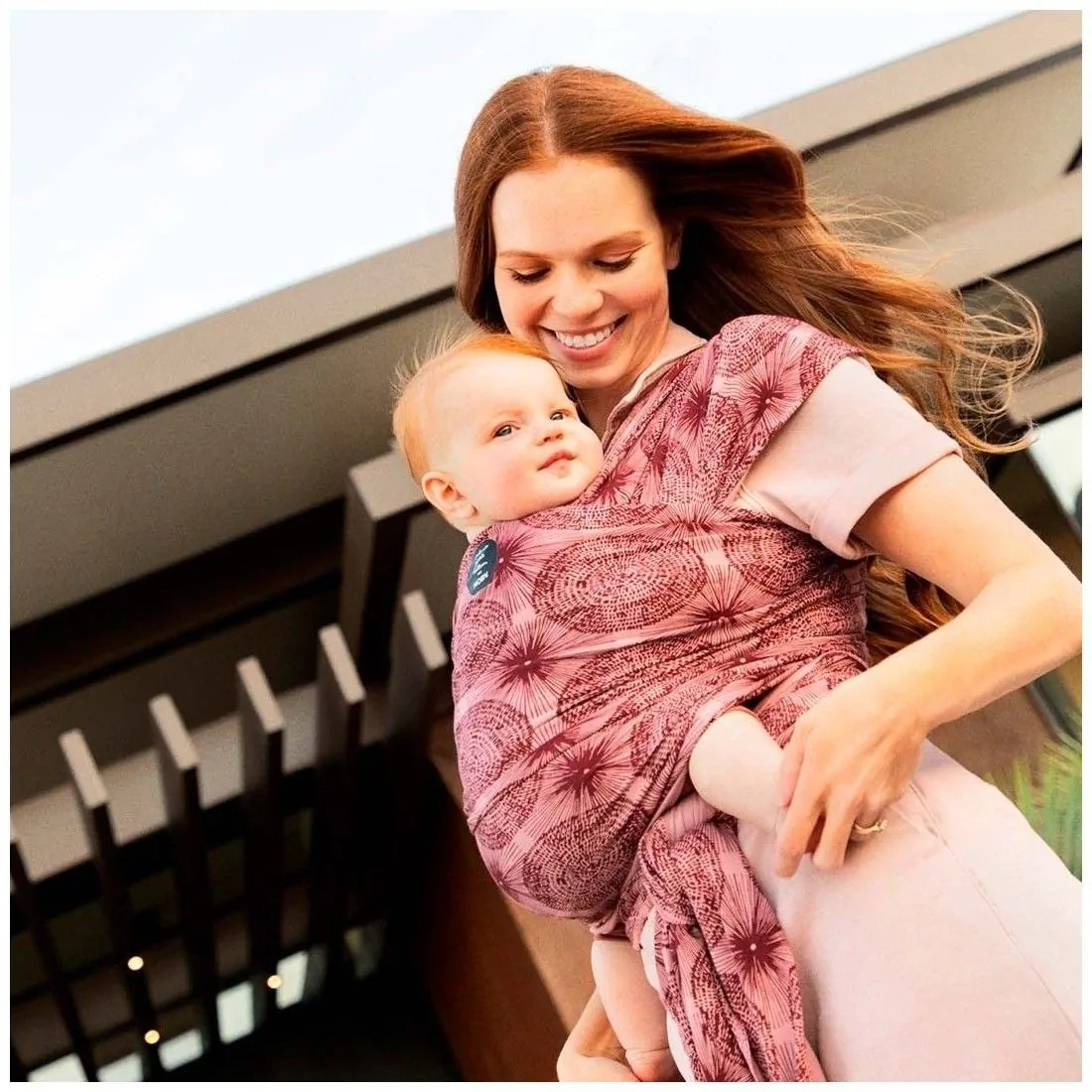 Sling porta-bebés Moby Wrap Evolution bambú - Sunbeam