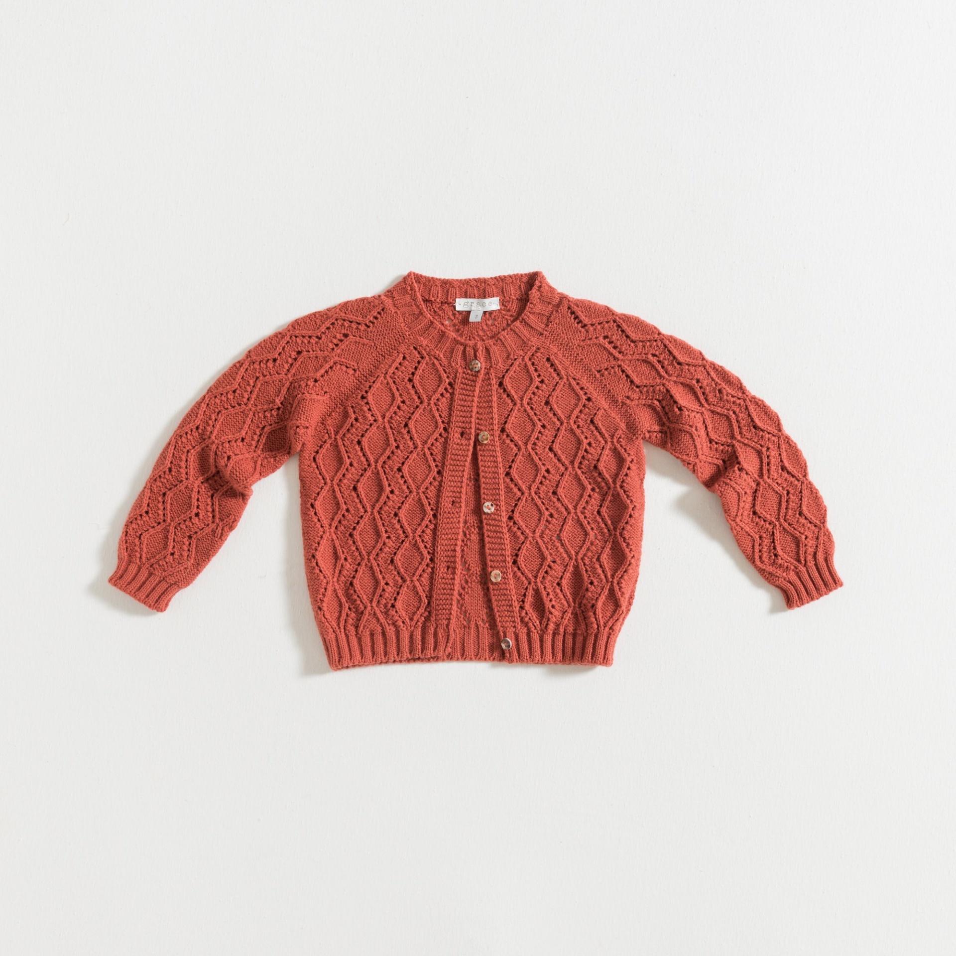 Casaco malha Brick 12 meses - 4 anos