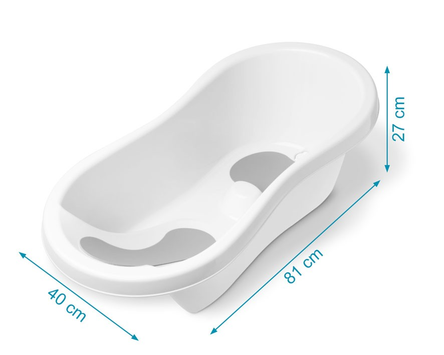 Banheira evolutiva 80x28x40cm