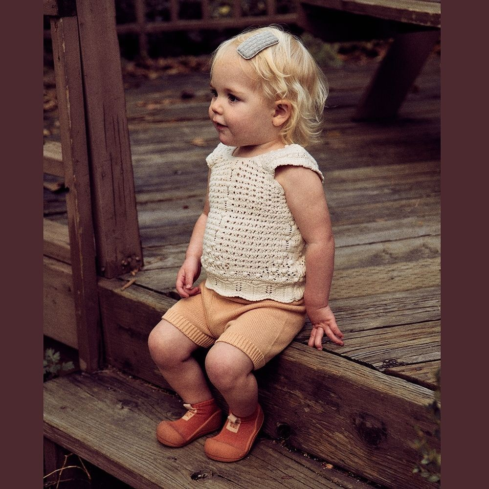 Sapato meia Attipas bamboo Attistrap tijolo N19-25.5