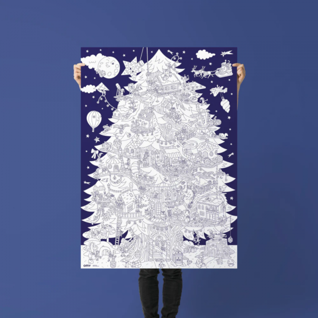 Poster XL Árvore mágica Christmas 100x70cm