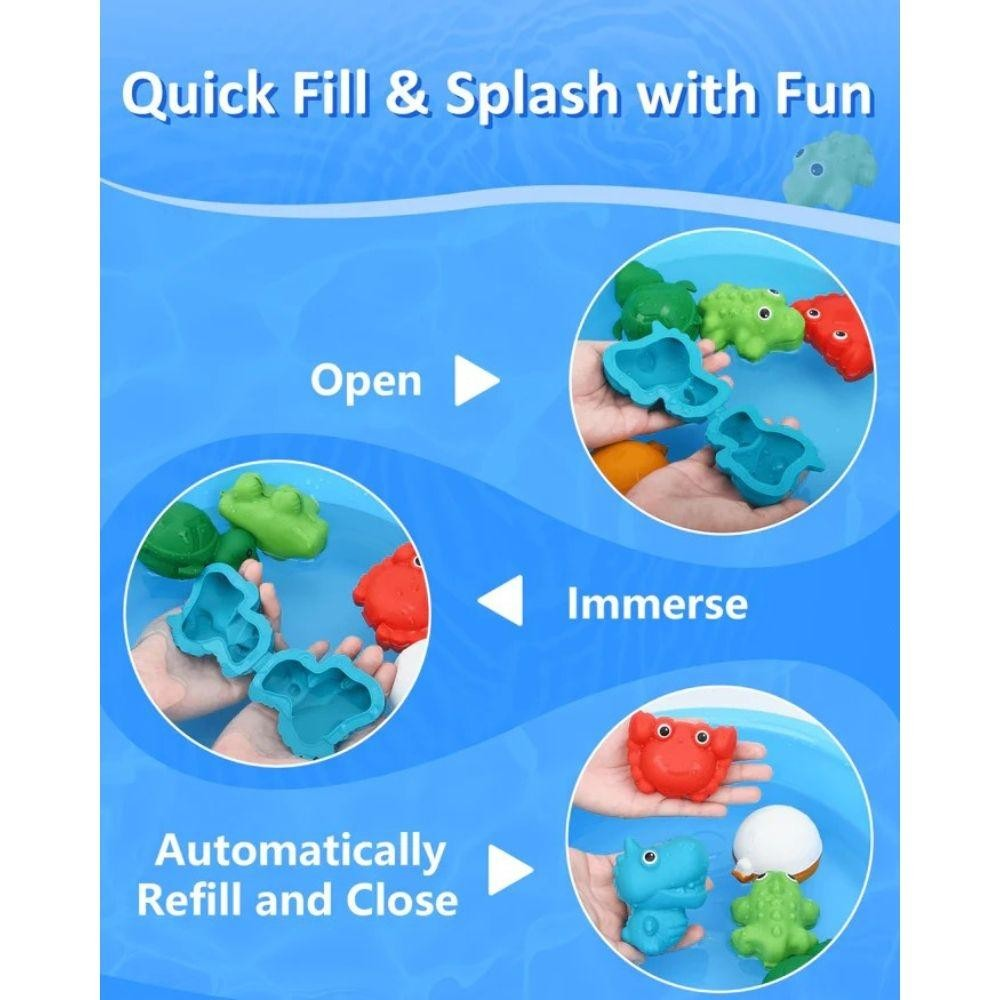 Balões de água reutilizáveis Animais 3uni