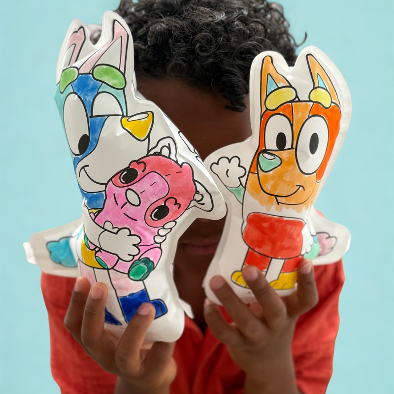 Desenhos insufláveis ​​para colorir - Bluey