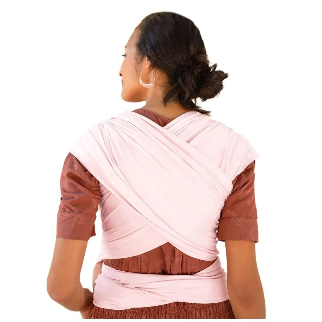 Sling porta-bebés Moby Wrap Classic algodão - Rose quartz