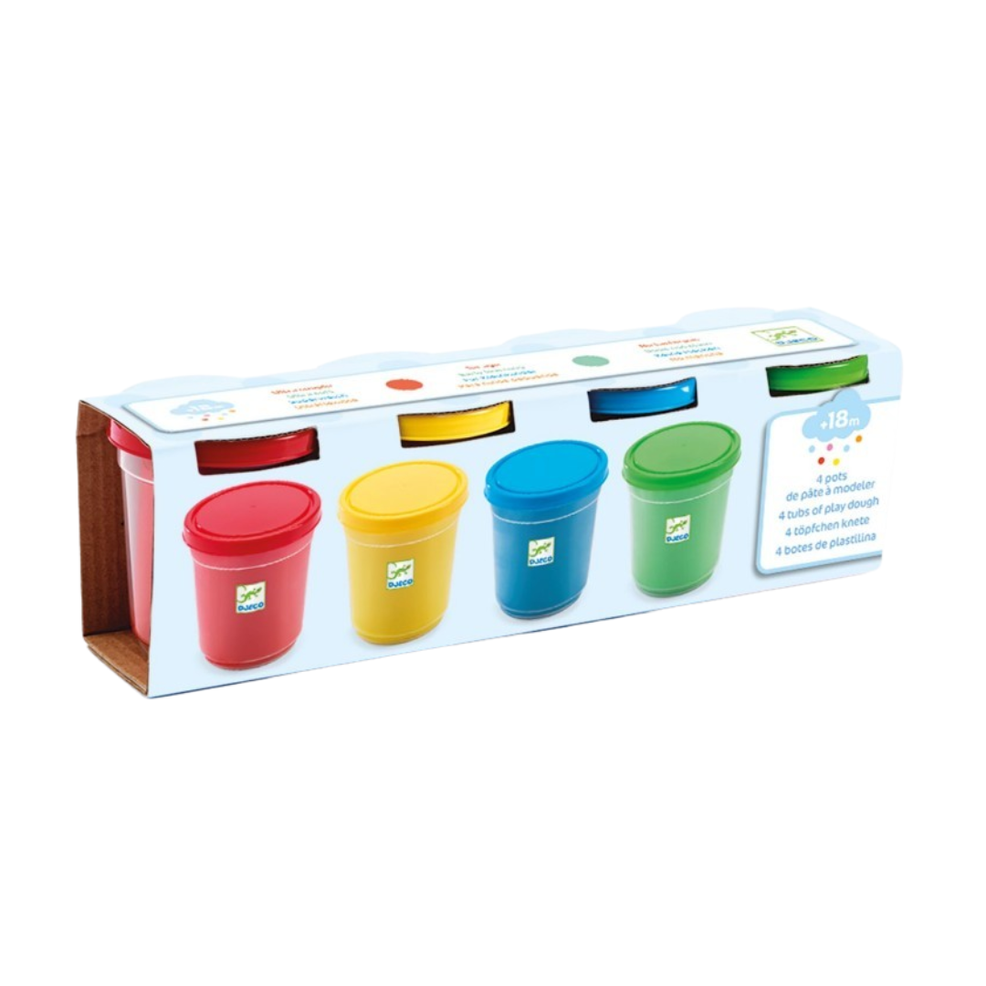 4 Potes de Plasticina