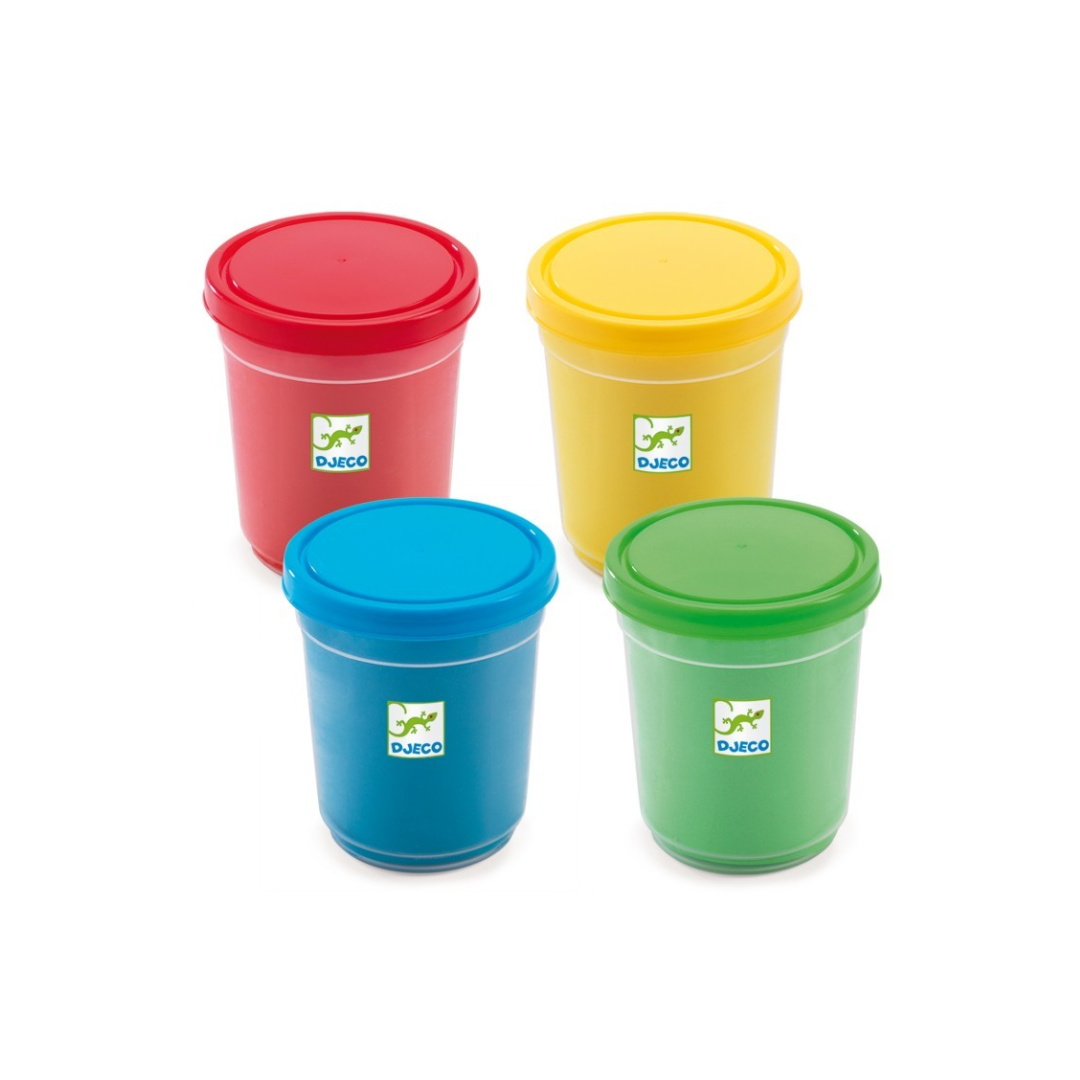 4 Potes de Plasticina