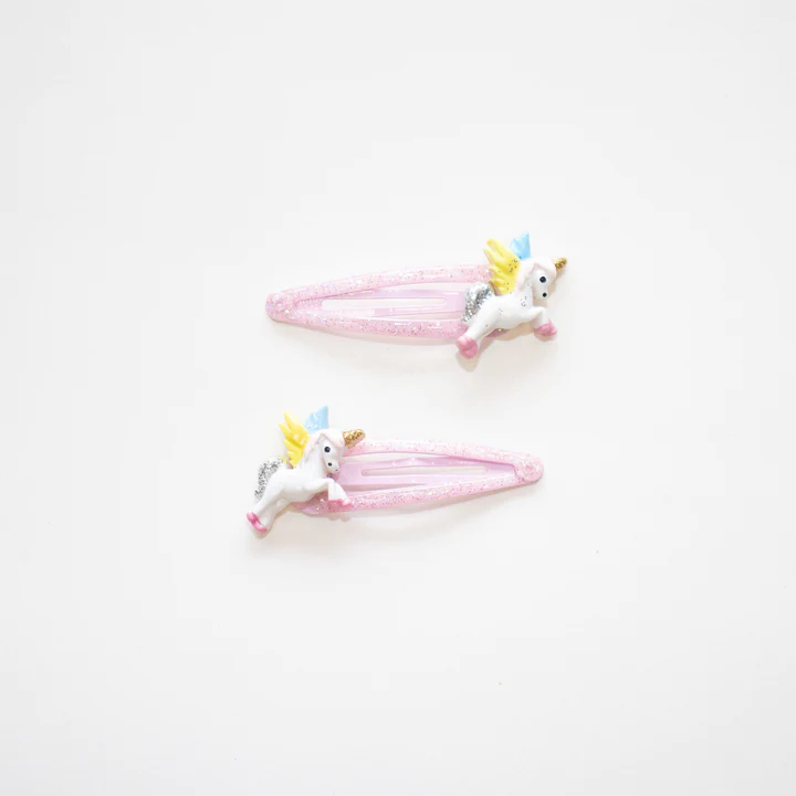 Ganchos cabelo Unicórnios