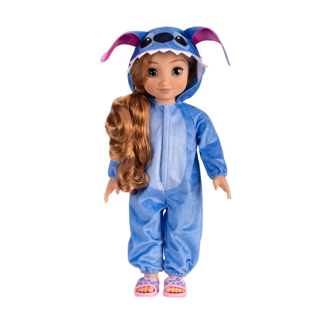 Boneca com pijama Stitch 50cm