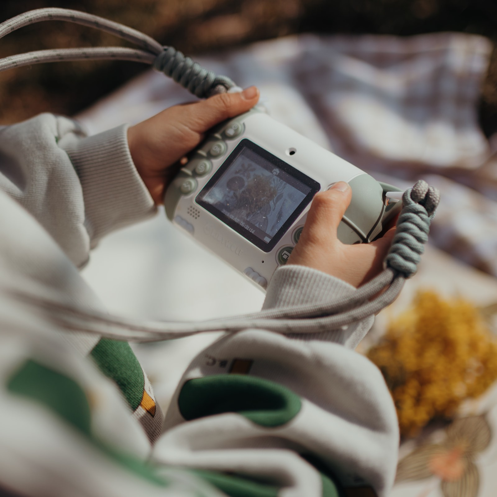 Máquina fotográfica Kidyprint c/impressão - Verde