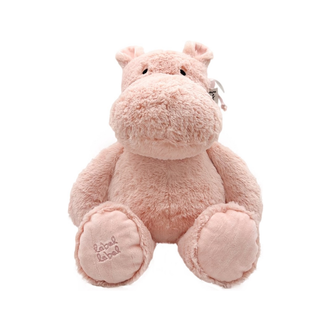 Peluche Hipopótamo Harvey 34cm - Rosa