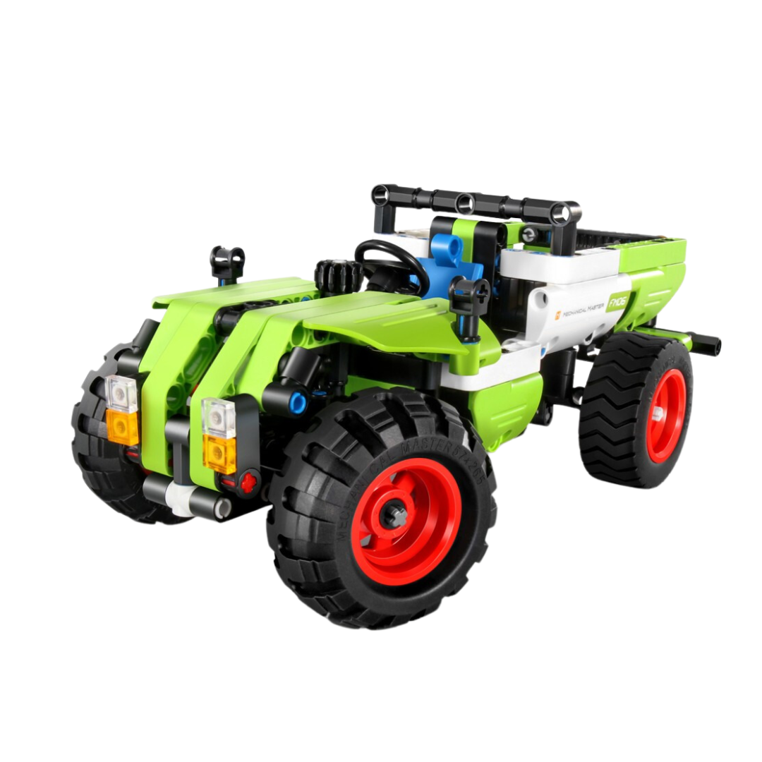 2 em 1 Máquina agrícola e Ceifeira de construção 336 peças