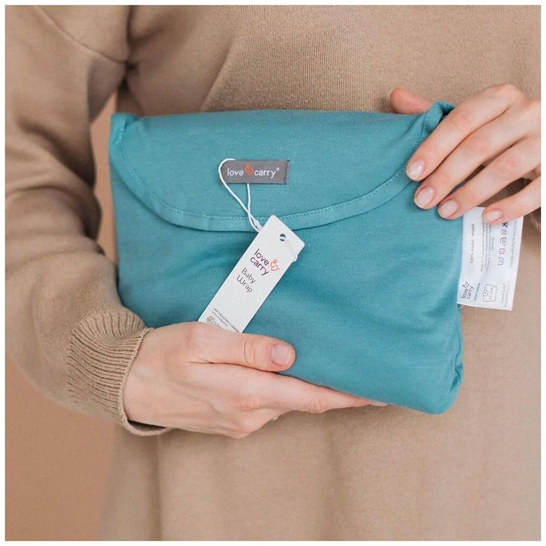 Sling porta-bebés Modal Baby Wrap - Lagoon