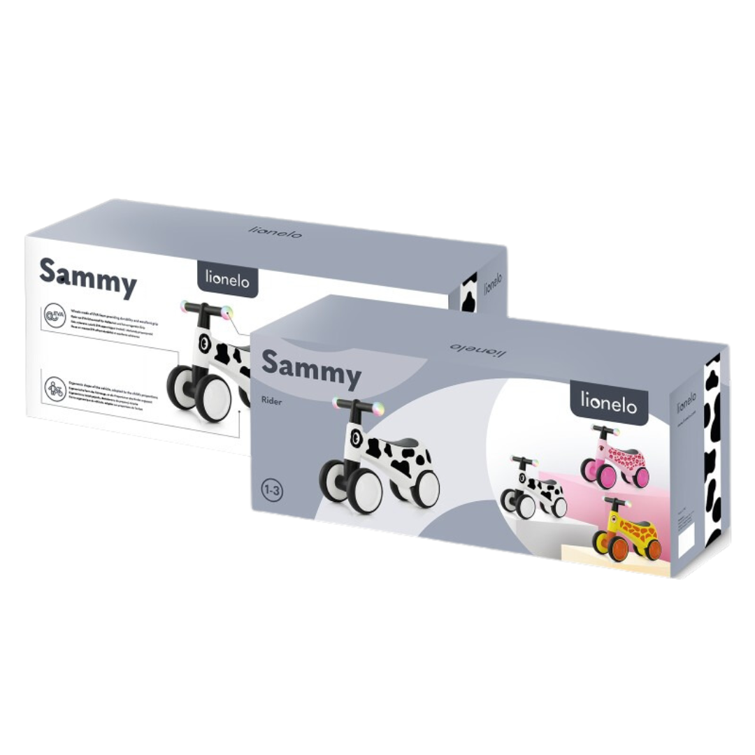 Triciclo sem pedais vaca Sammy