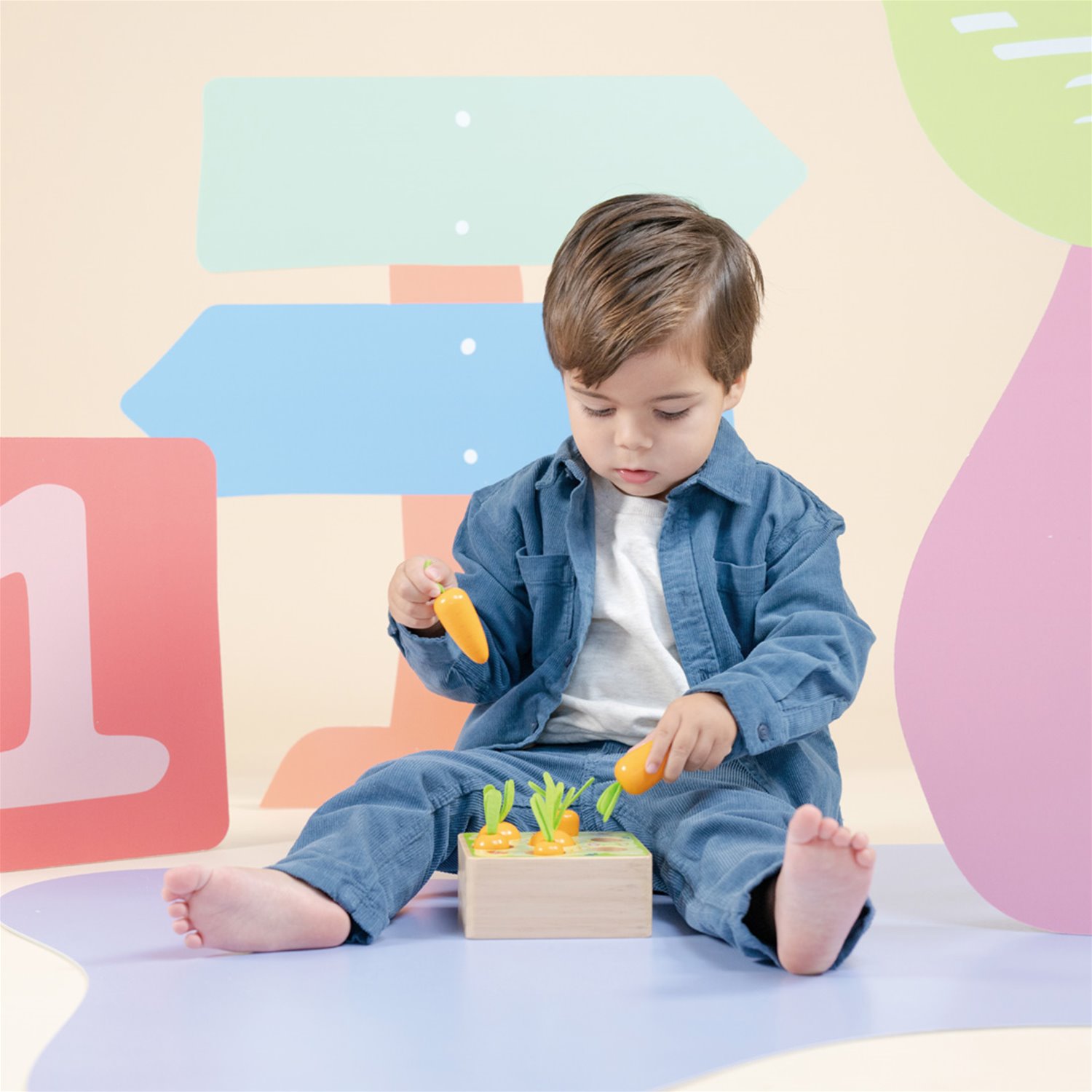 Jogo colheita de cenouras