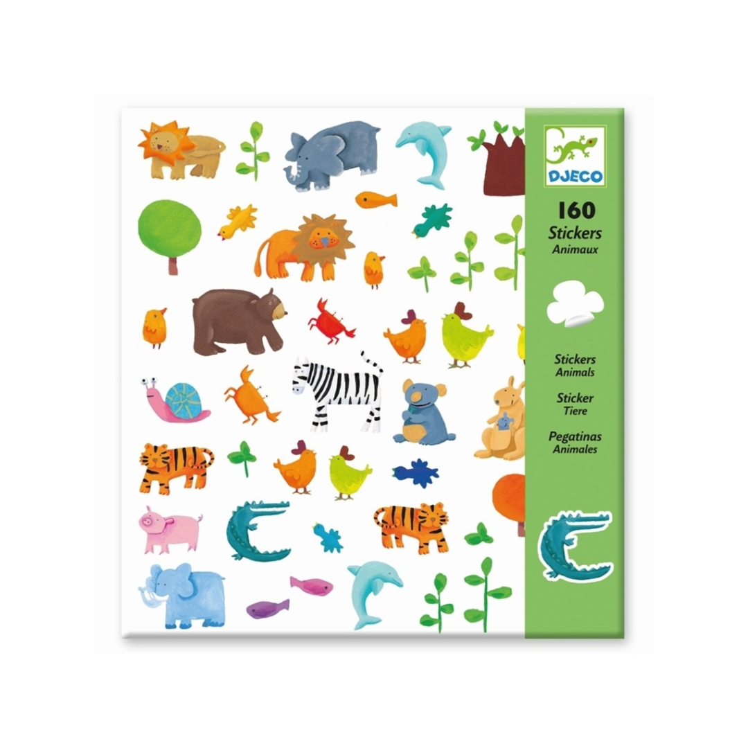 Animais - 160 autocolantes