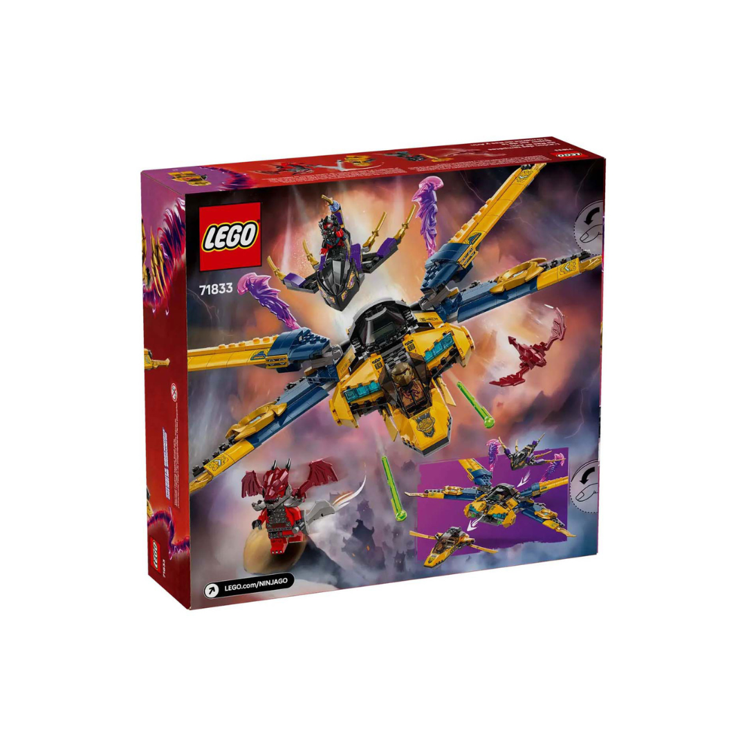 LEGO Ninjago 71833 - Jato de Supertempestade Ras e Arin