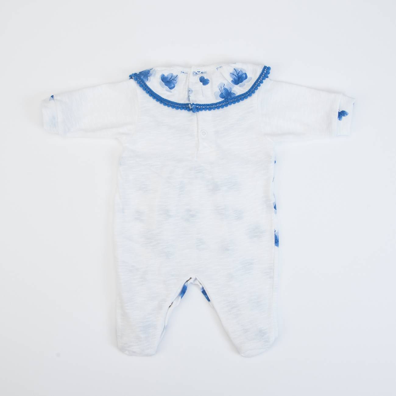 Babygrow orgânico florido 1-3 meses