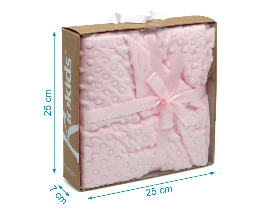 Mantinha 80x110cm rosa