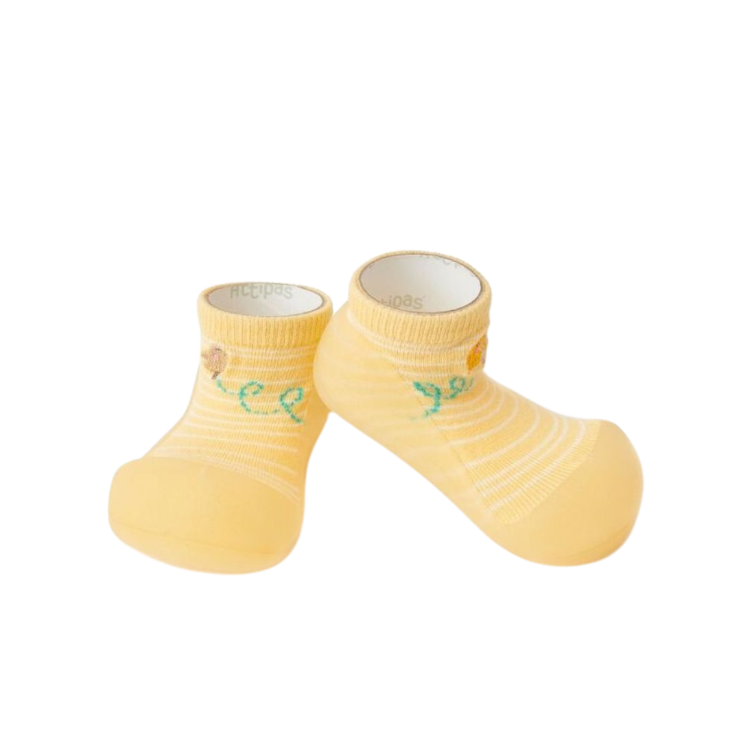 Sapato meia Attipas bamboo Sun amarelo N19-22.5