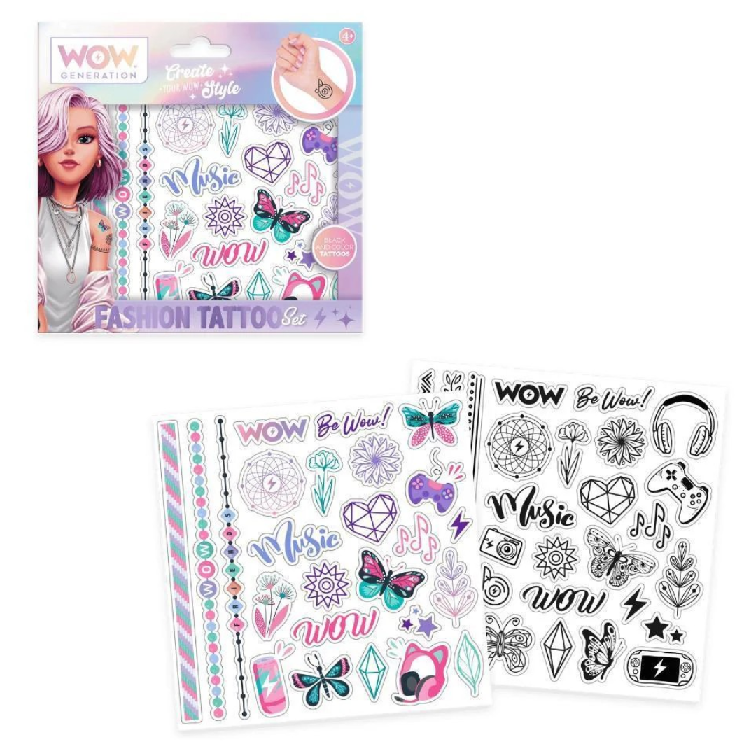 Set Tattoos WOW Generation 50un