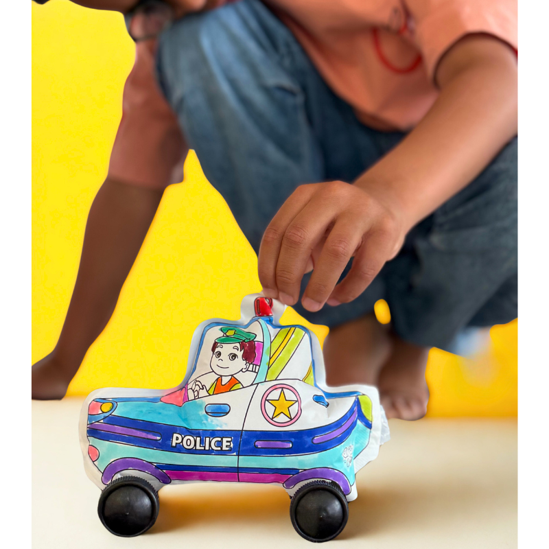 Desenhos insufláveis ​​para colorir - Polícia e Bombeiros