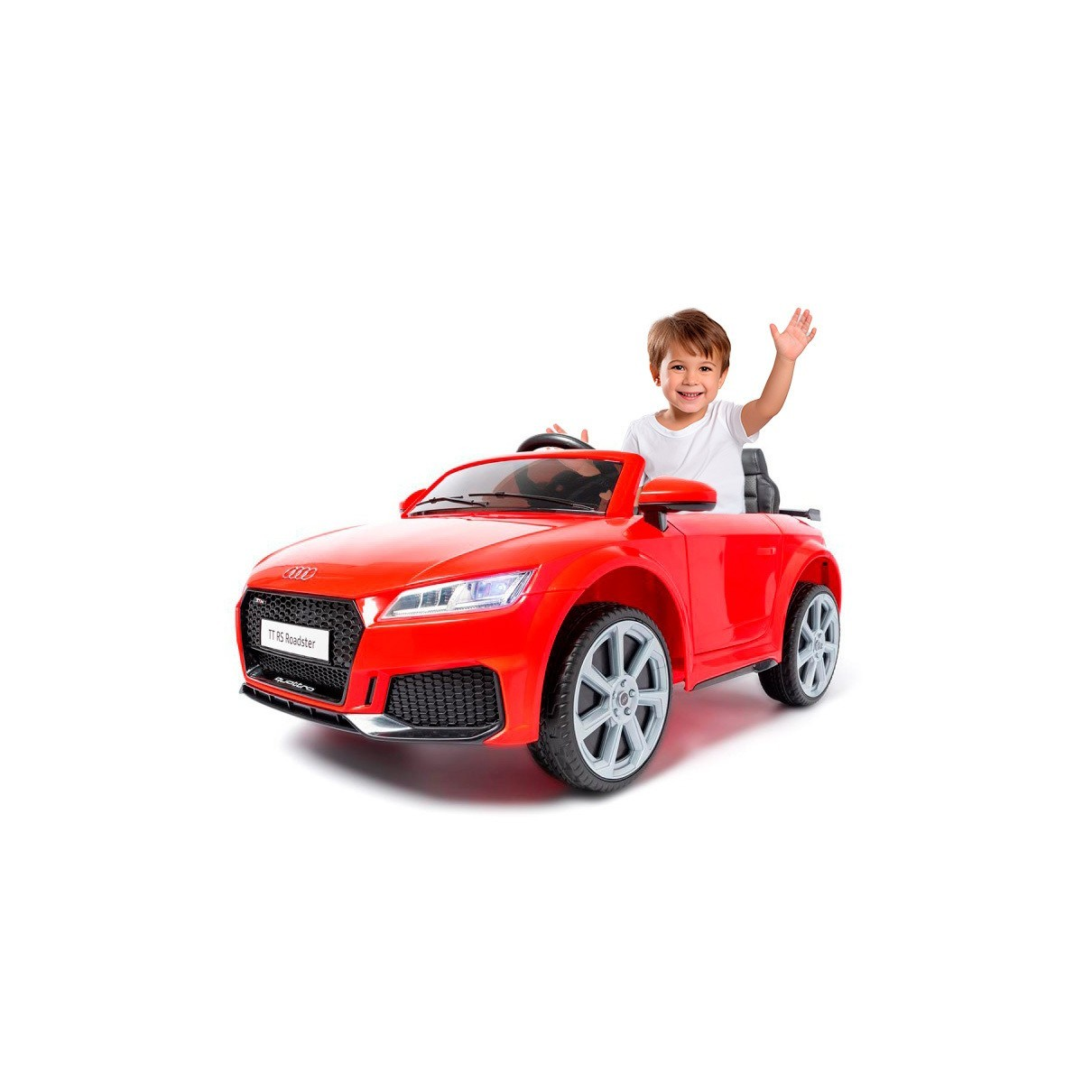 Carro elétrico 12V Audi TT RS Premium vermelho