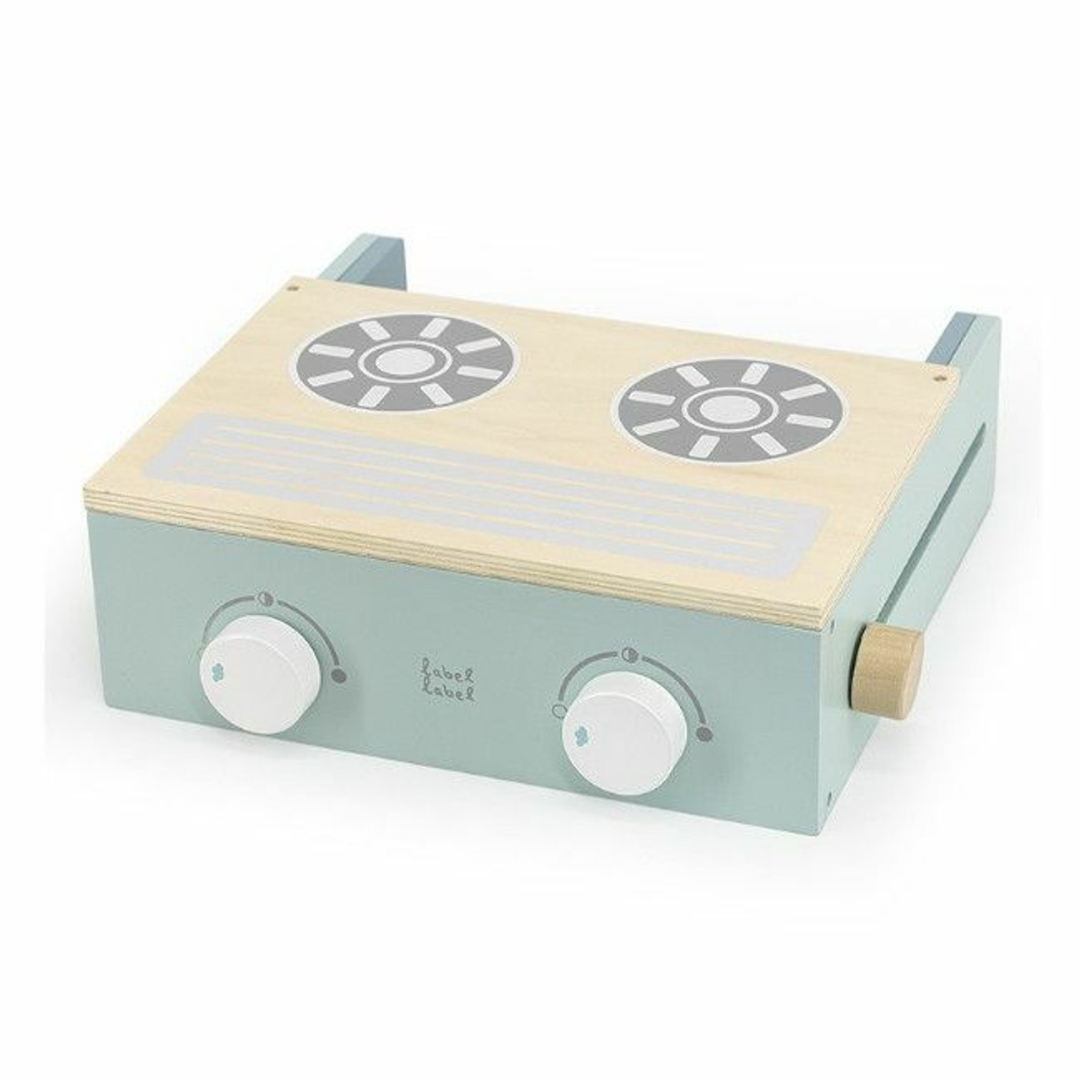 Fogão dobrável em madeira verde