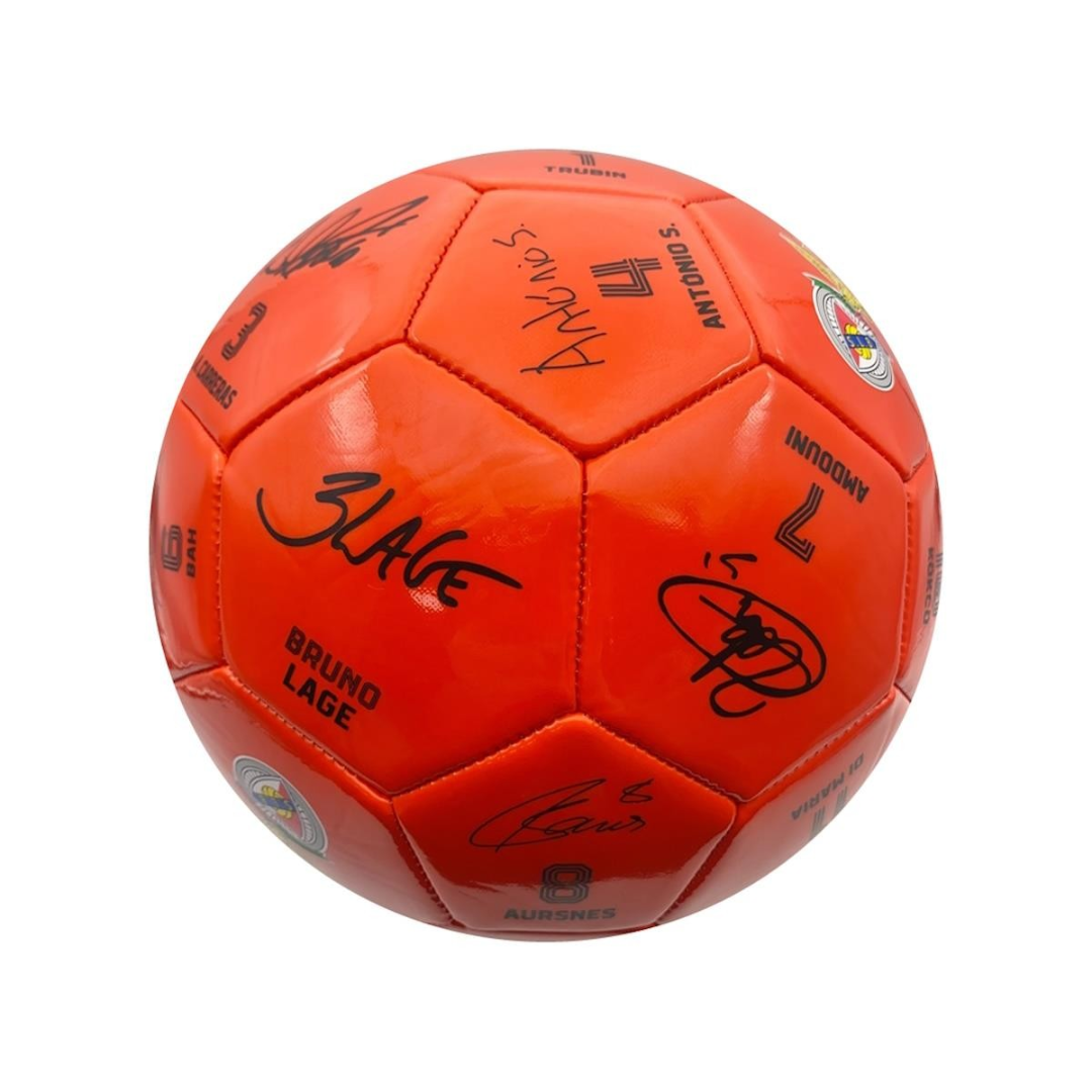 Bola futebol SLB c/ assinaturas