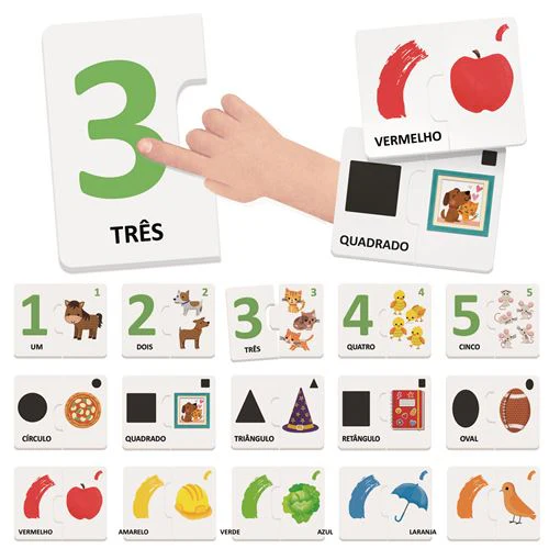 Toca e Brinca - Números, formas e cores