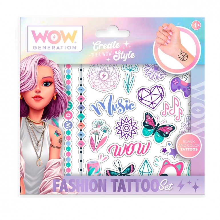 Set Tattoos WOW Generation 50un