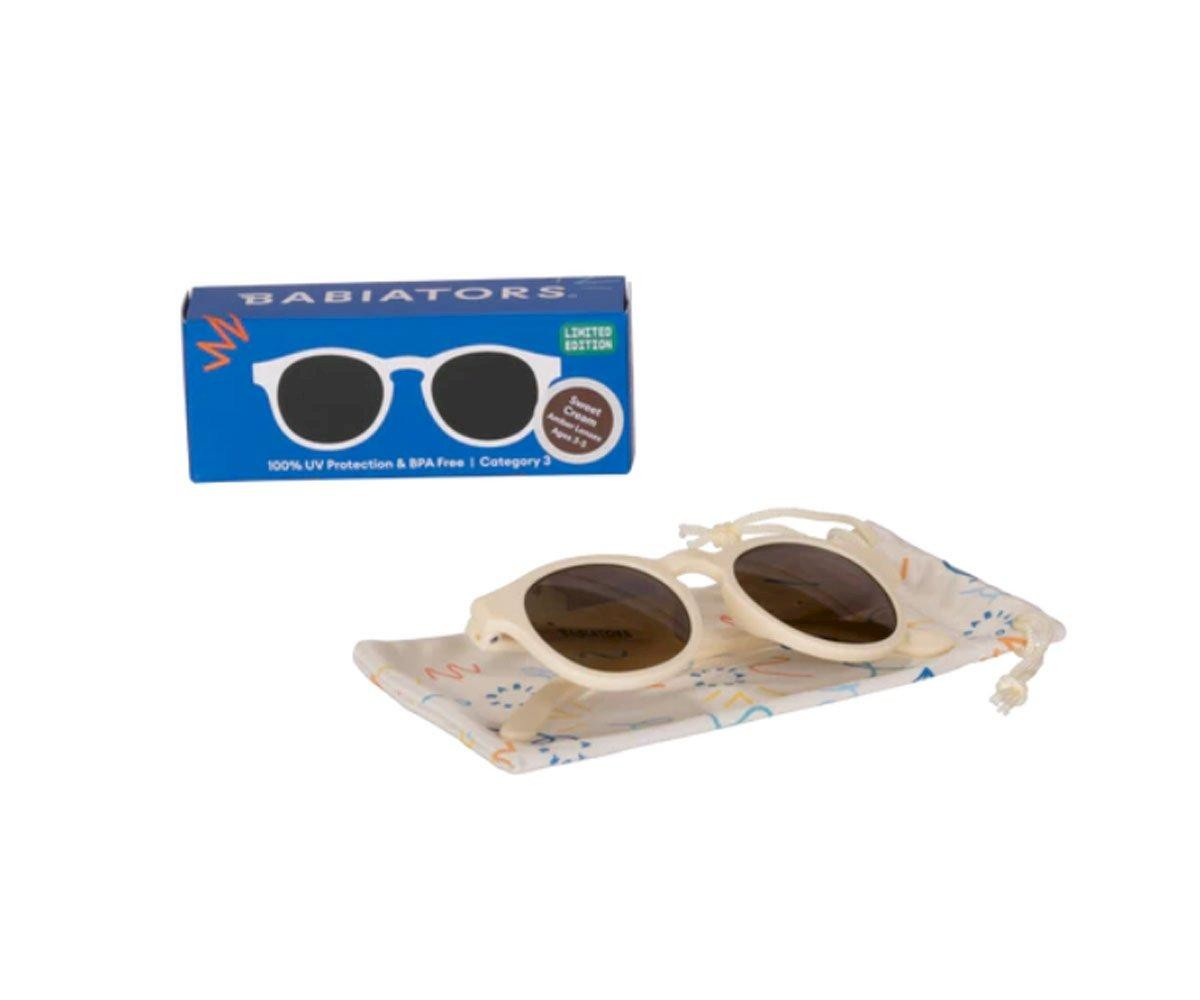 Óculos sol flexíveis Keyhole Sweet Cream +6 anos